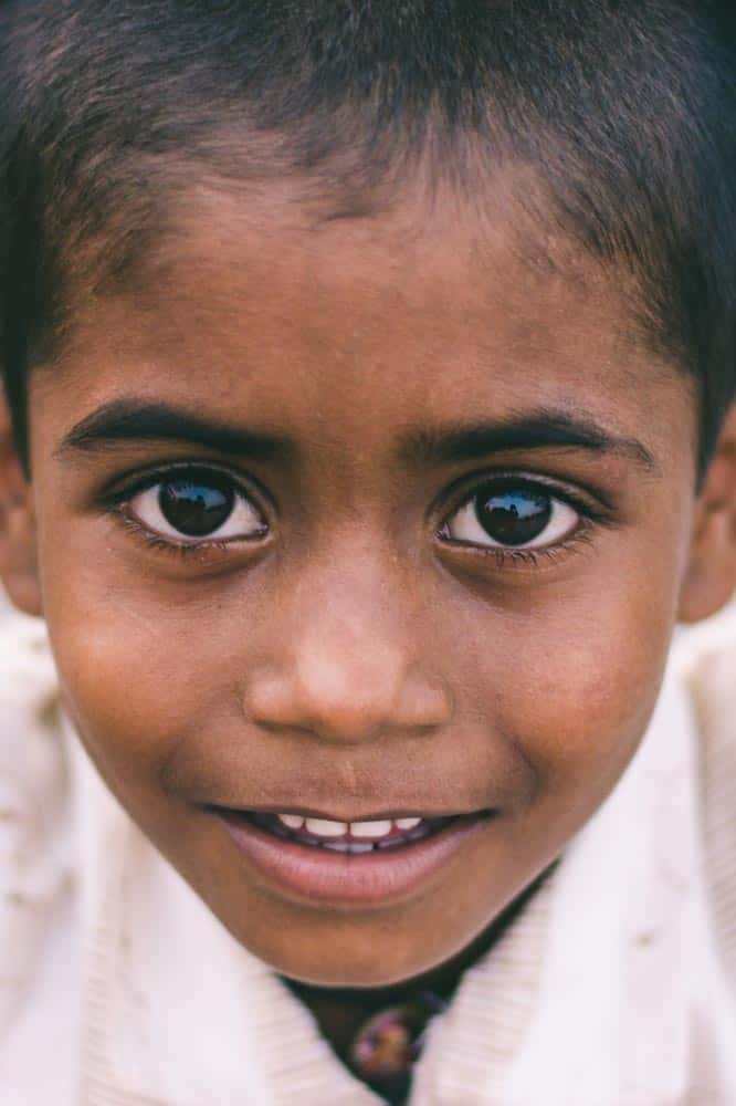 Smiling Indian boy