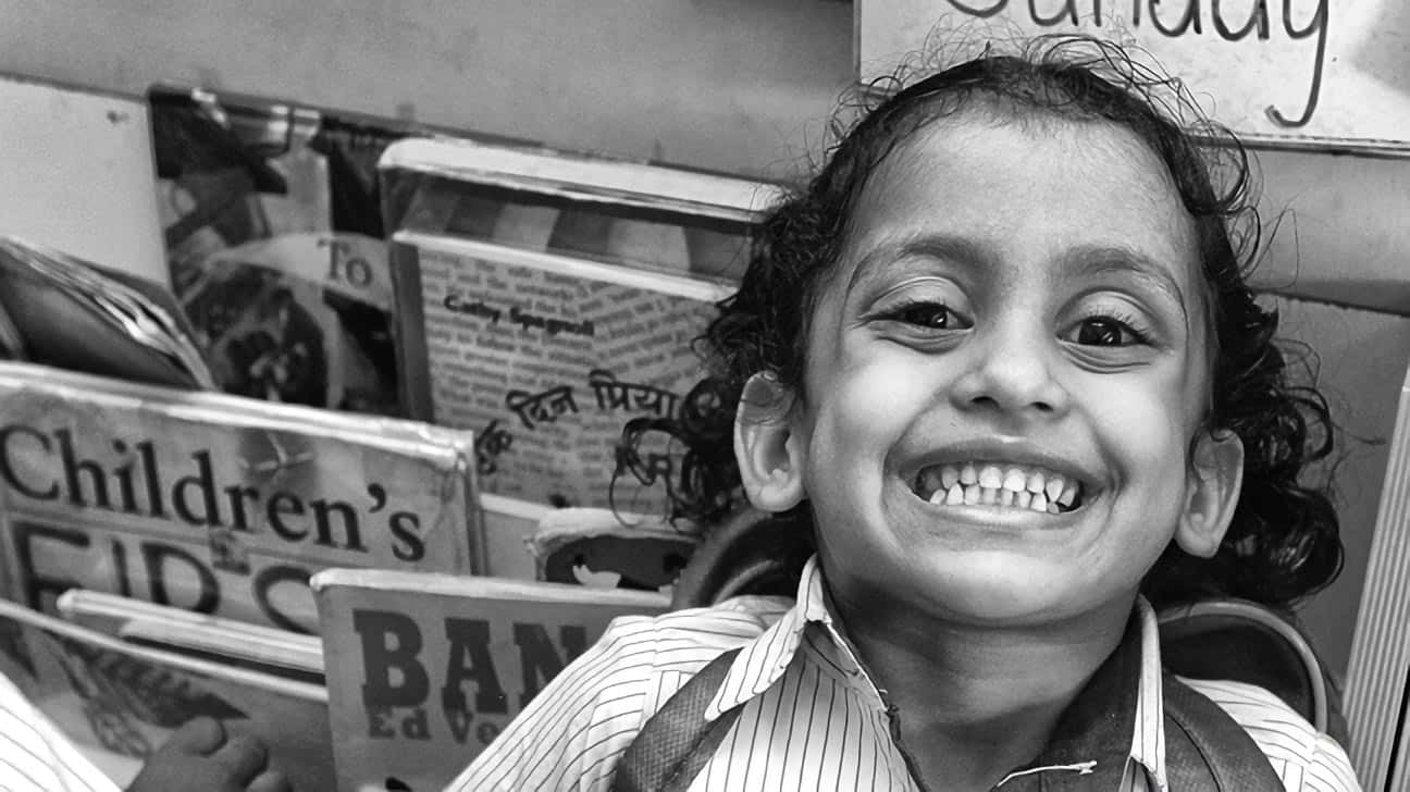 Girl student of Akshara High School - key image of impact idea of Live Equal Foundation